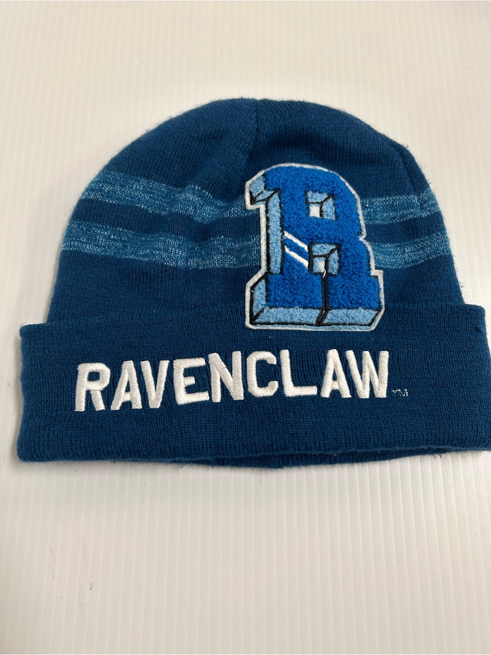 Harry Potter Ravenclaw Blue Varisty Letter Beanie Hat Cap
